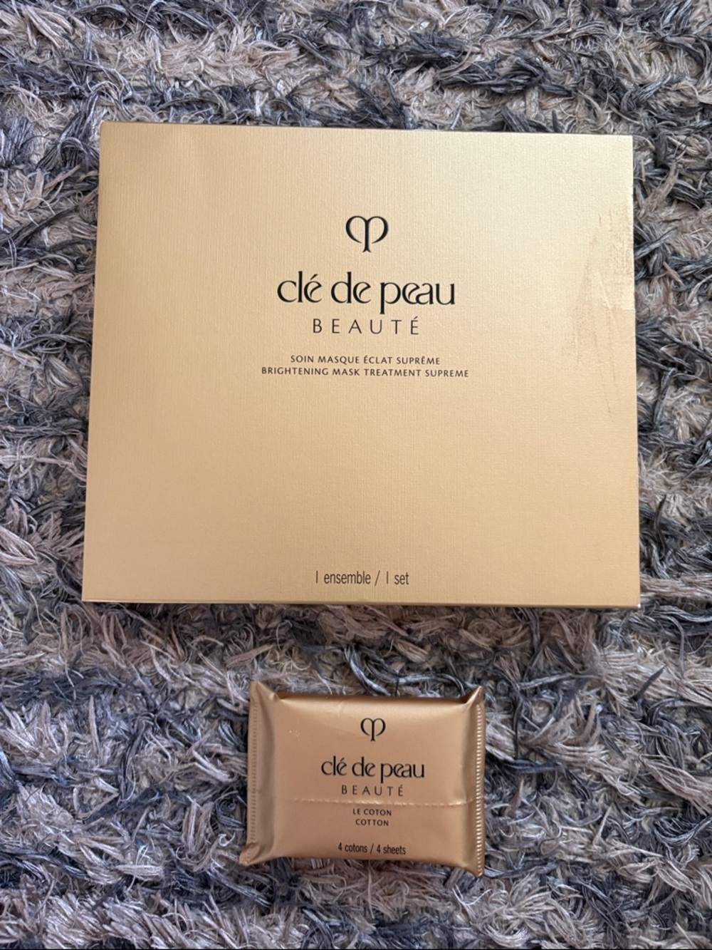 New! Clé de Peau Beauté Brightening Mask Treatment Supreme 1 set + Pads Pack